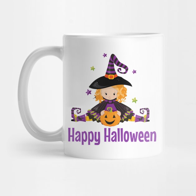 Halloween Witch Shirt Pumpkin Stars Witchy Tee by InnerMagic